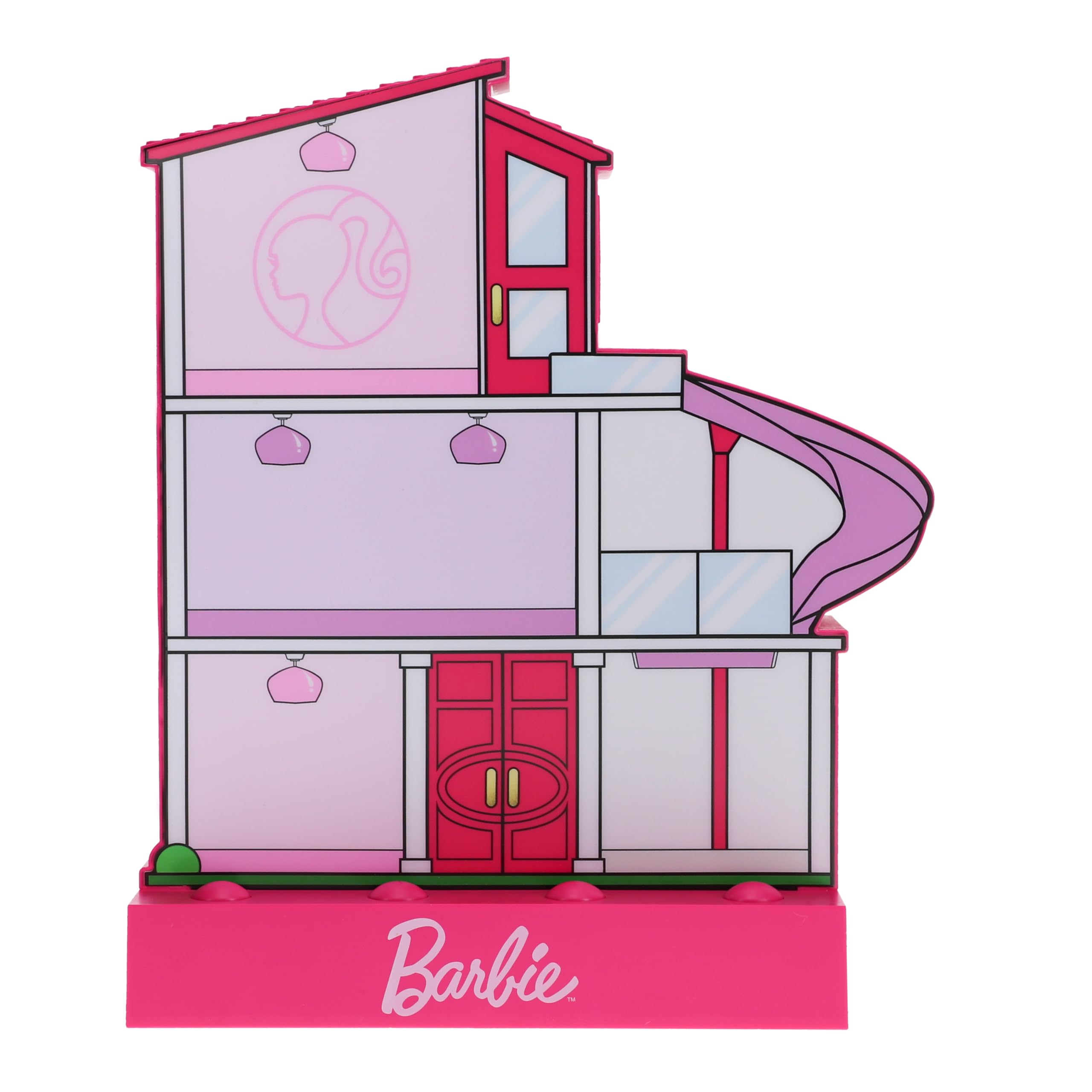Paladone Barbie Dreamhouse Lampe 30 cm mit Stickern