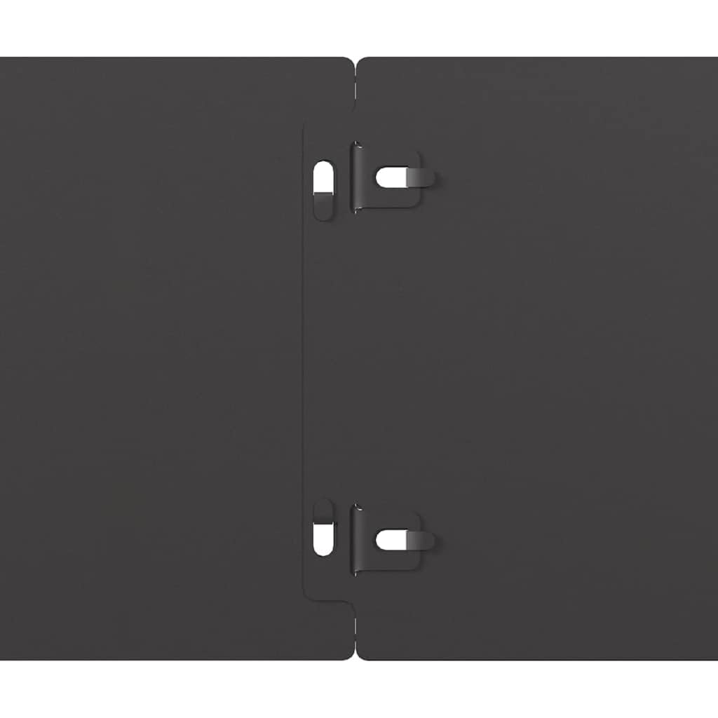 vidaXL Rasenkanten 10 Stk. Schwarz 15x103 cm Stahl Beet