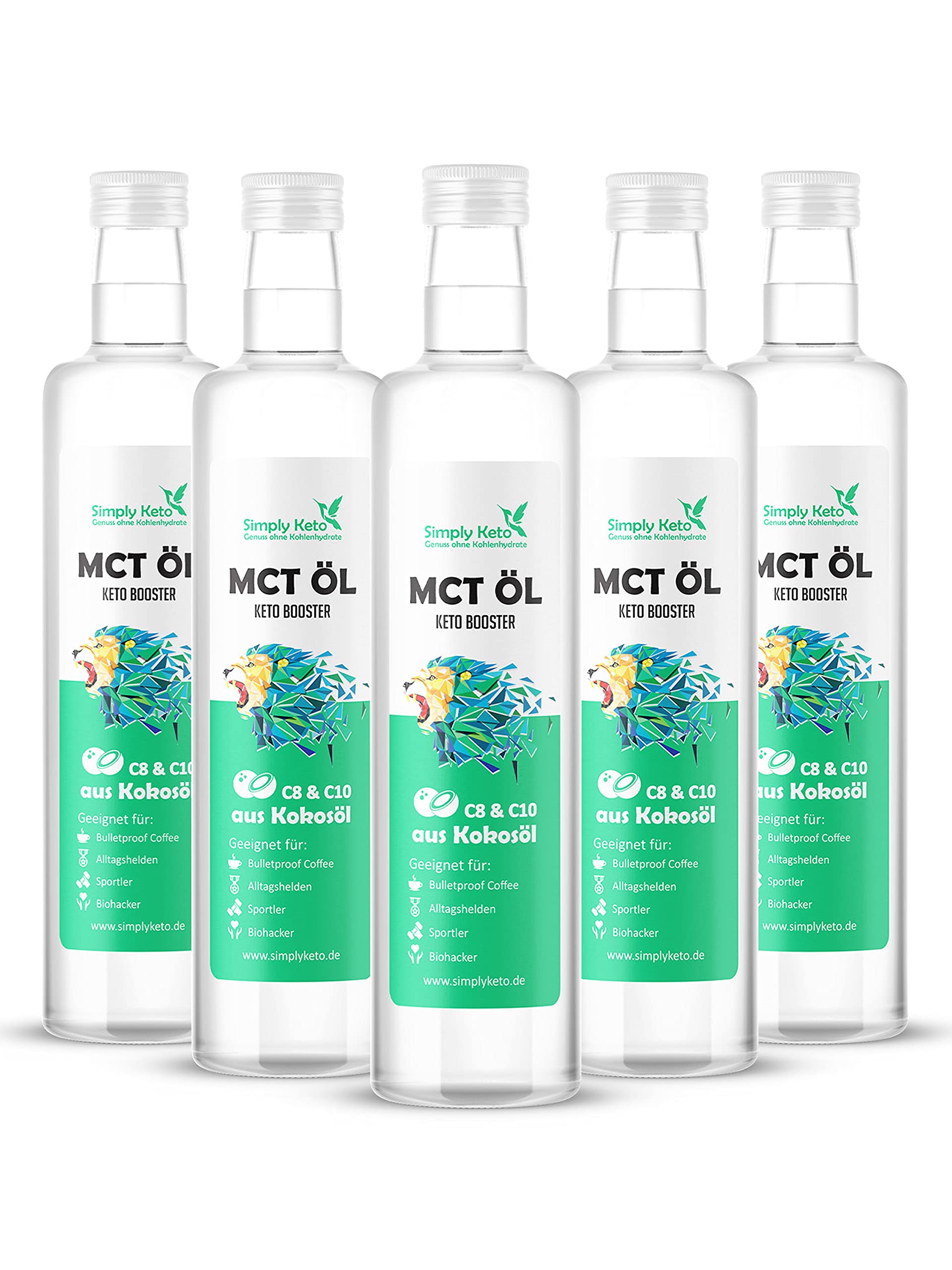 Simply Keto MCT Öl 100ml aus Kokosöl C8 C10 vegan