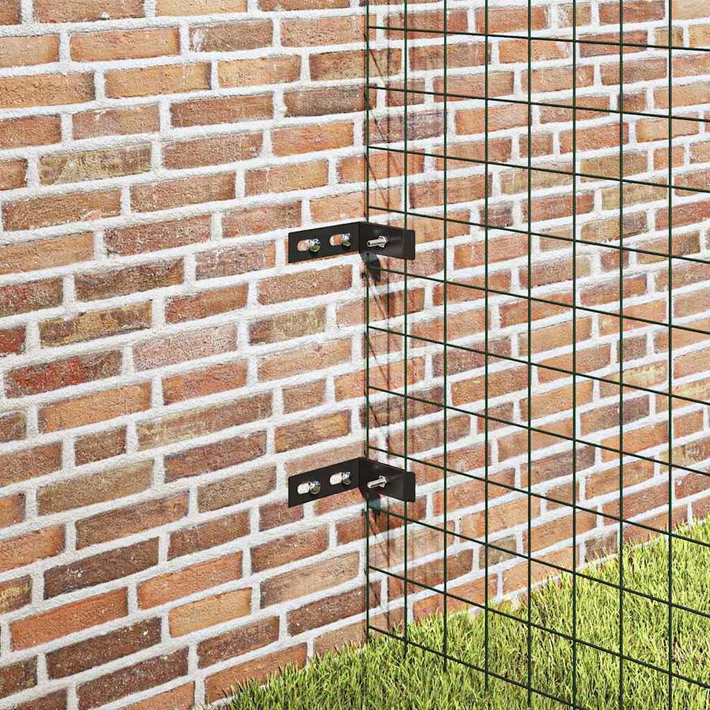 vidaXL Wand-Eckverbinder Set 10 Stück Anthrazit Edelstahl