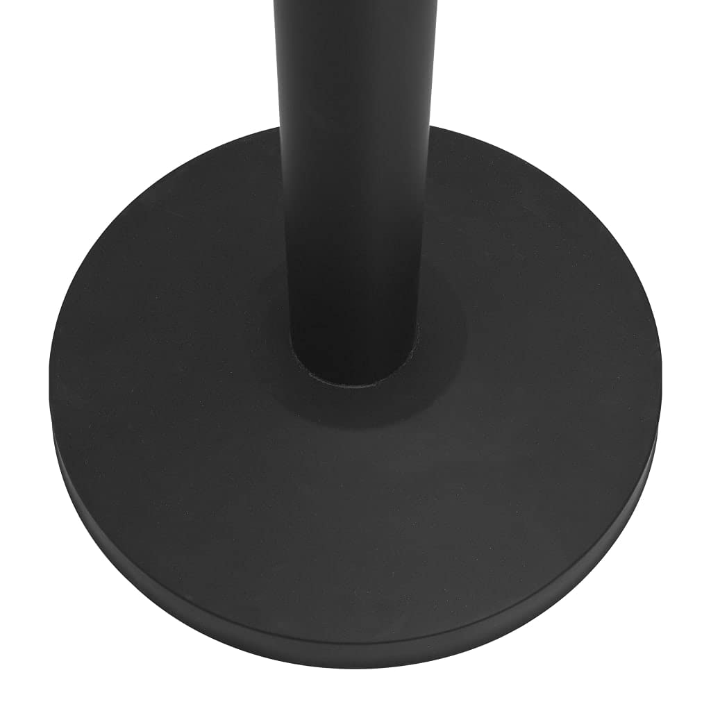 vidaXL Wirtschaft & Industrie Personenleitsystem 4-tlg Schwarz Eisen