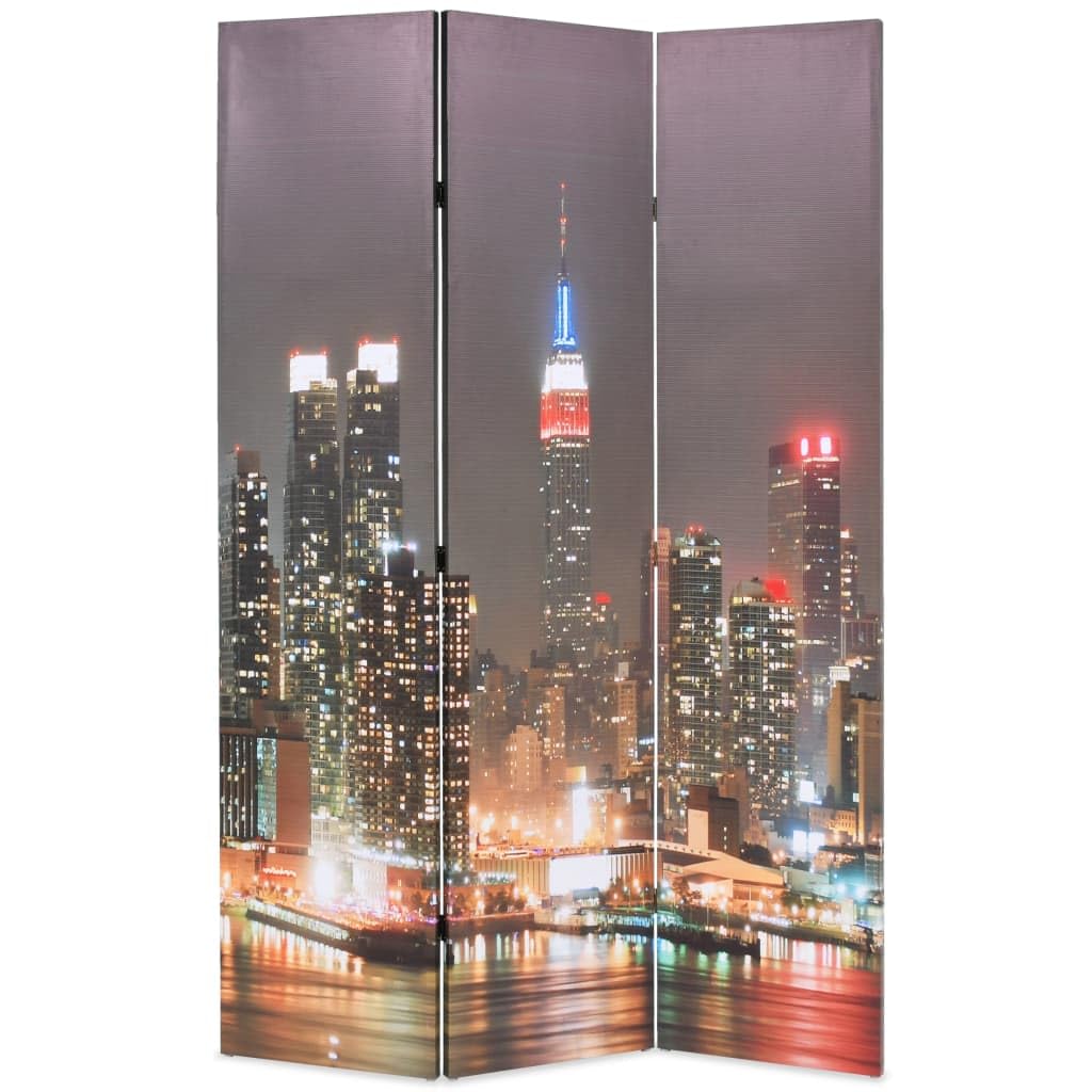 vidaXL Möbel Raumteiler 120x170 cm New York Nacht