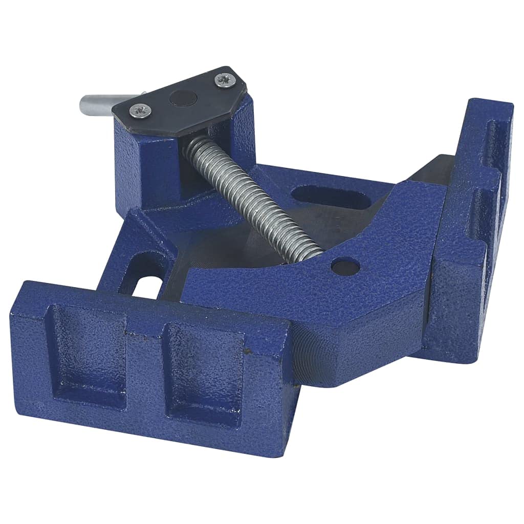 vidaXL Winkel Schraubstock Winkelschraubstock Gusseisen 104 mm