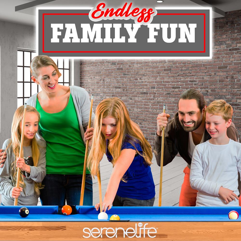 Serenelife Game Tables Spieltisch 4-in-1 MDF mit Zubehör