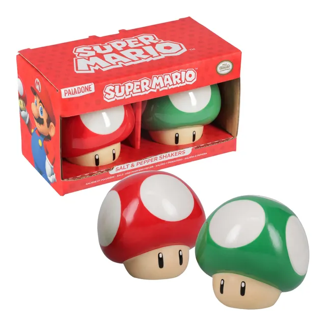 Paladone Super Mario Pilz Salz- und Pfefferstreuer Keramik 2er-Set