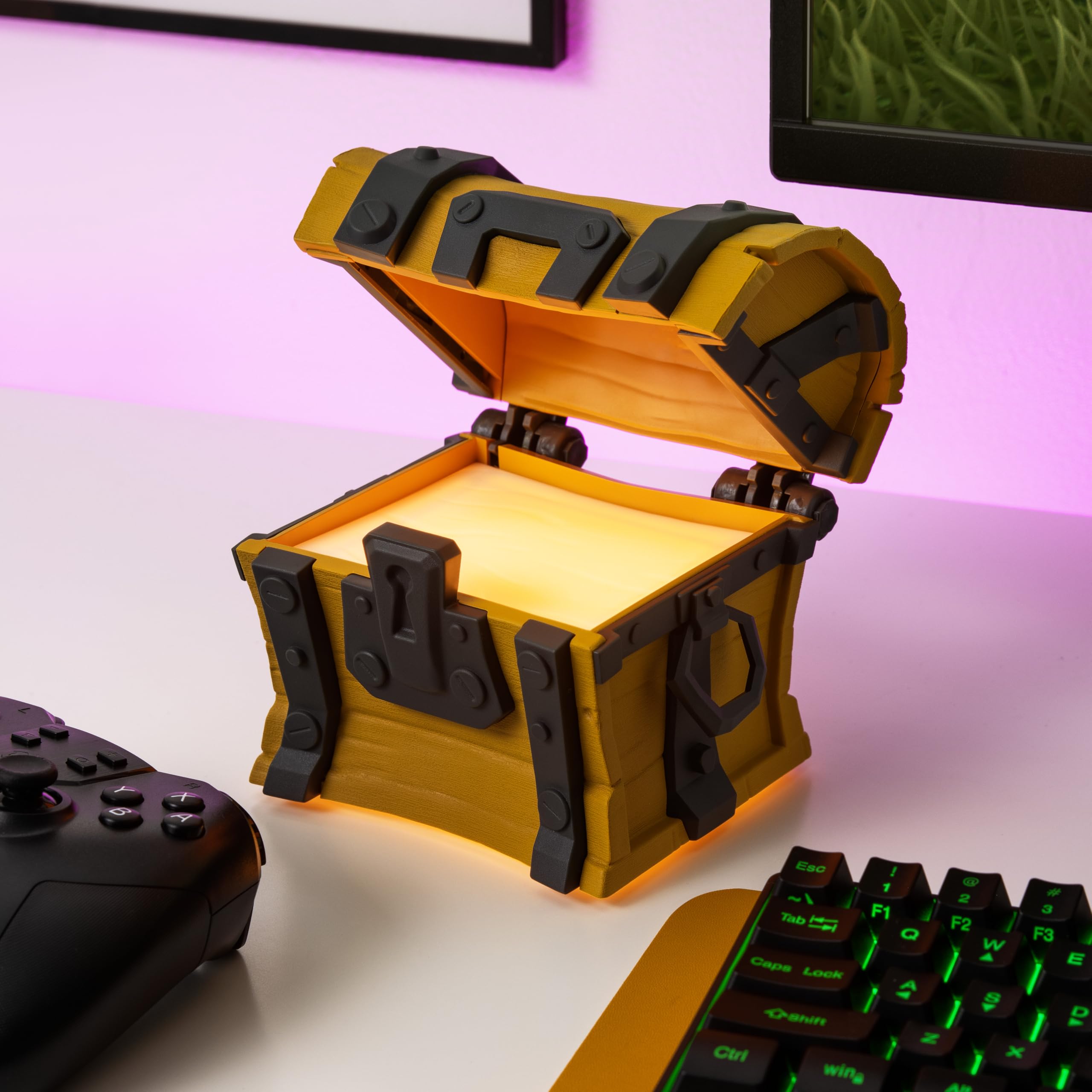 Paladone Lighting Fortnite Truhen-Licht mit Sound batteriebetrieben