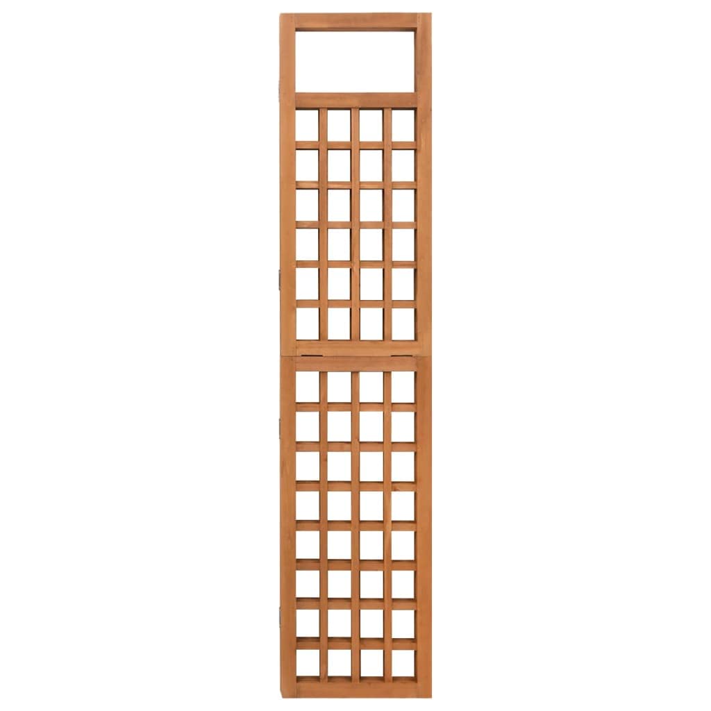 vidaXL Heim & Garten Paravent Spalier 121x180,5 cm Braun Holz
