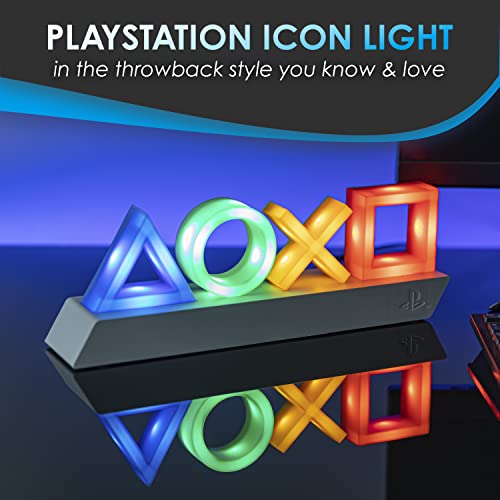 Paladone Lighting PlayStation Icons Tischlampe 30 cm mit 3 Lichtmodi