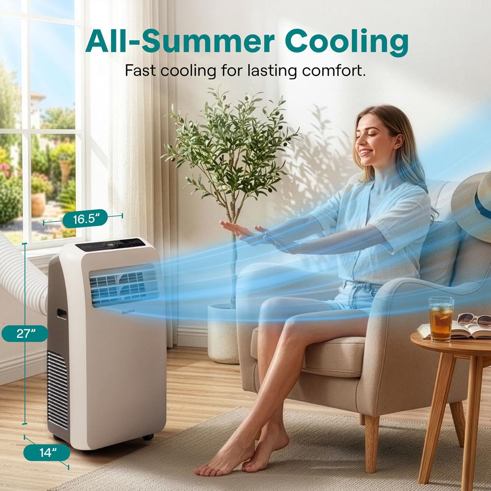 Serenelife Portable AC Klimagerät mobil 12000 BTU