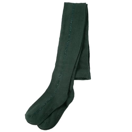 vidaXL Kinderstrumpfhose 104 Strumpfhose Dunkelgrün Baumwolle