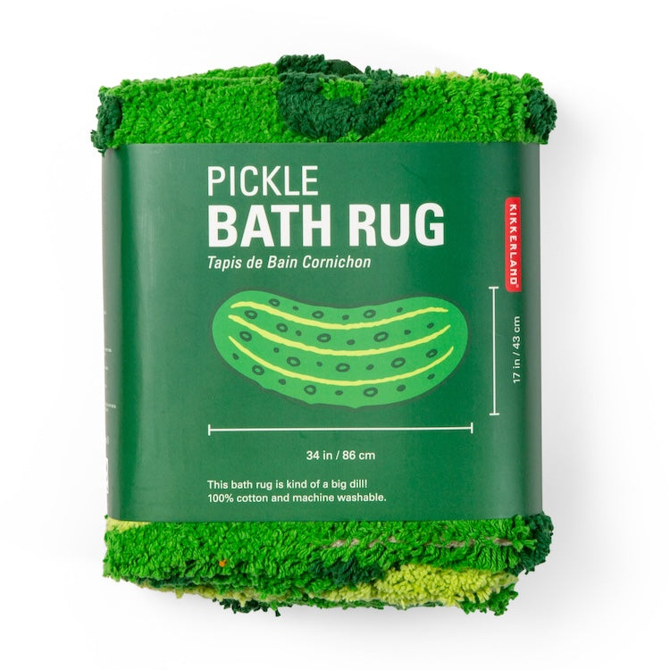 Kikkerland Home Pickle Badematte Baumwolle waschbar