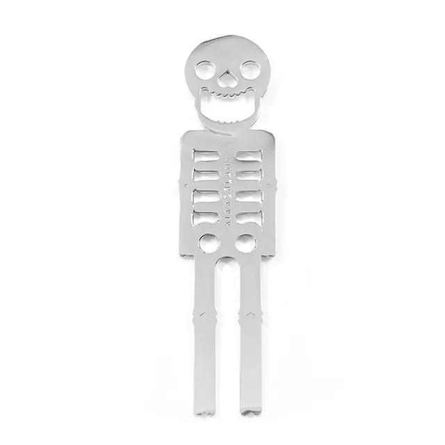Kikkerland Kitchen Skeleton Flaschenöffner Totenkopf