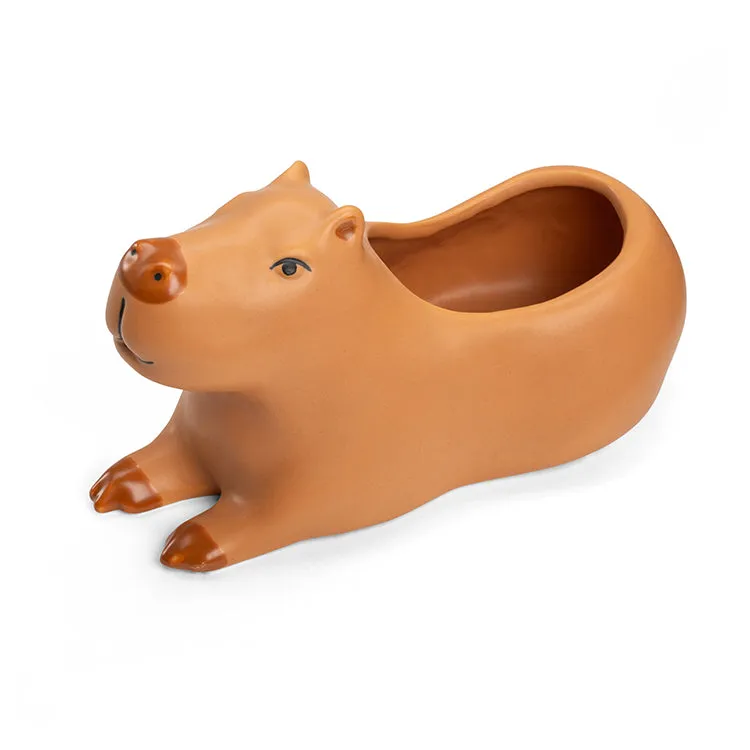 Kikkerland Home Blumentopf Capybara groß Cappy Pflanze