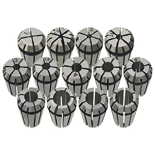 vidaXL Heimwerkerbedarf ER11 Spannzangen 13-tlg. Stahl 1-7 mm