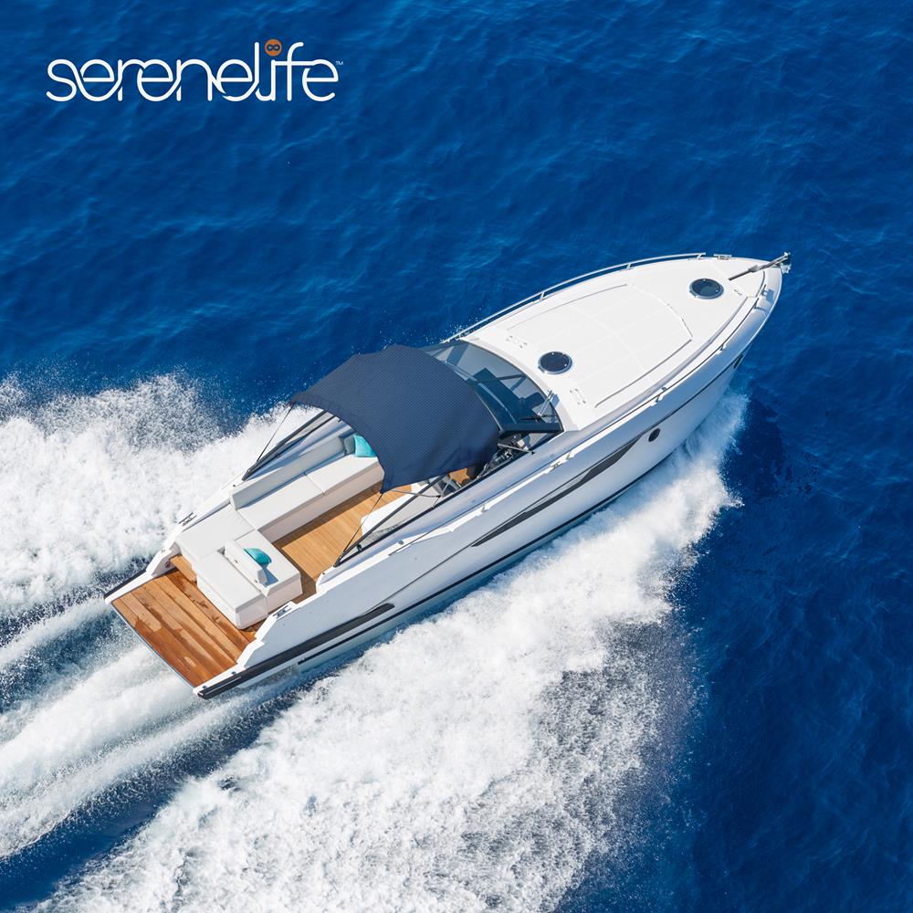 Serenelife Bimini Top SLBT3RB854 Bootverdeck Blau 600D wasserdicht