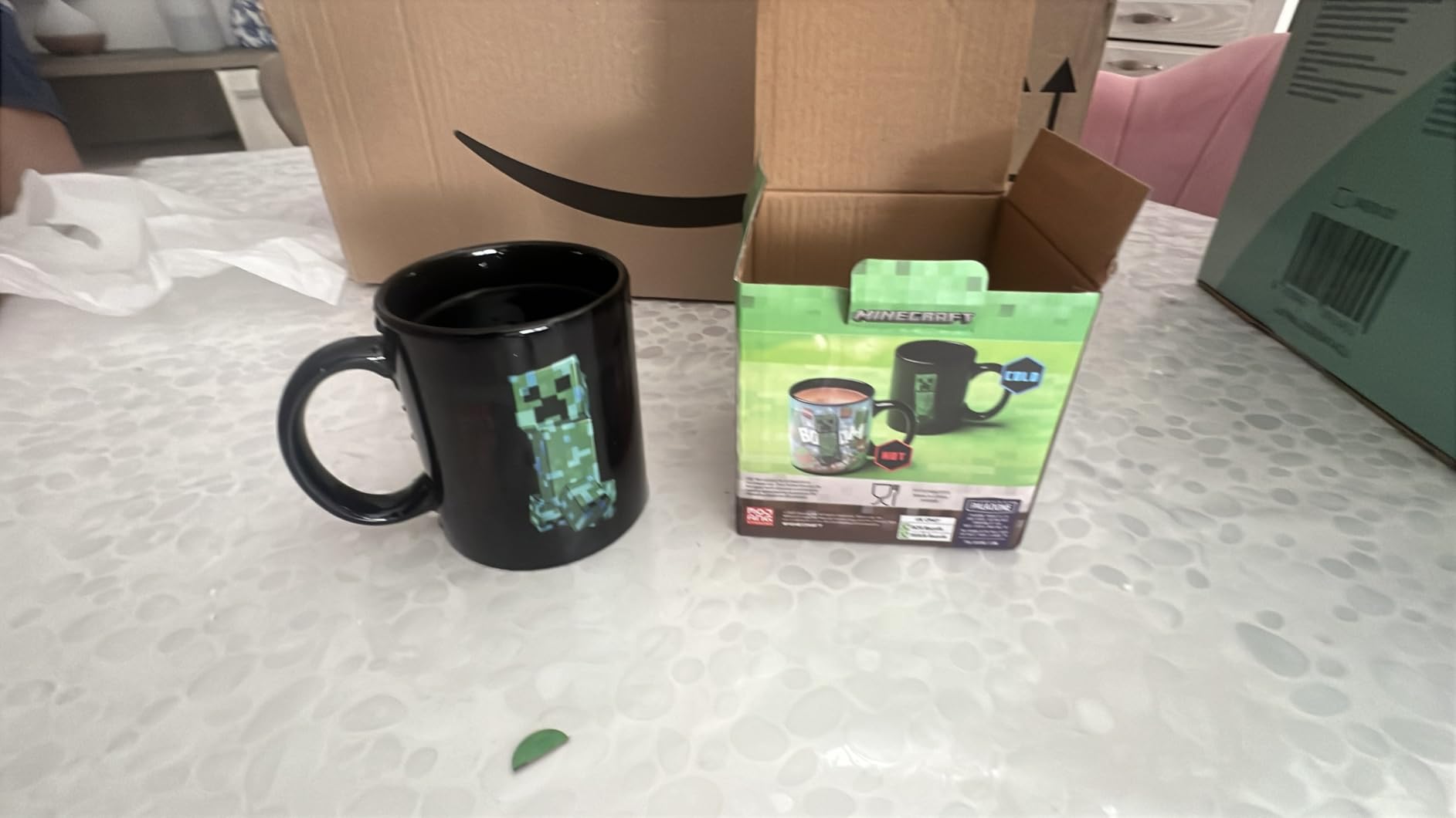 Paladone Minecraft Creeper Thermoeffekt-Tasse 295 ml