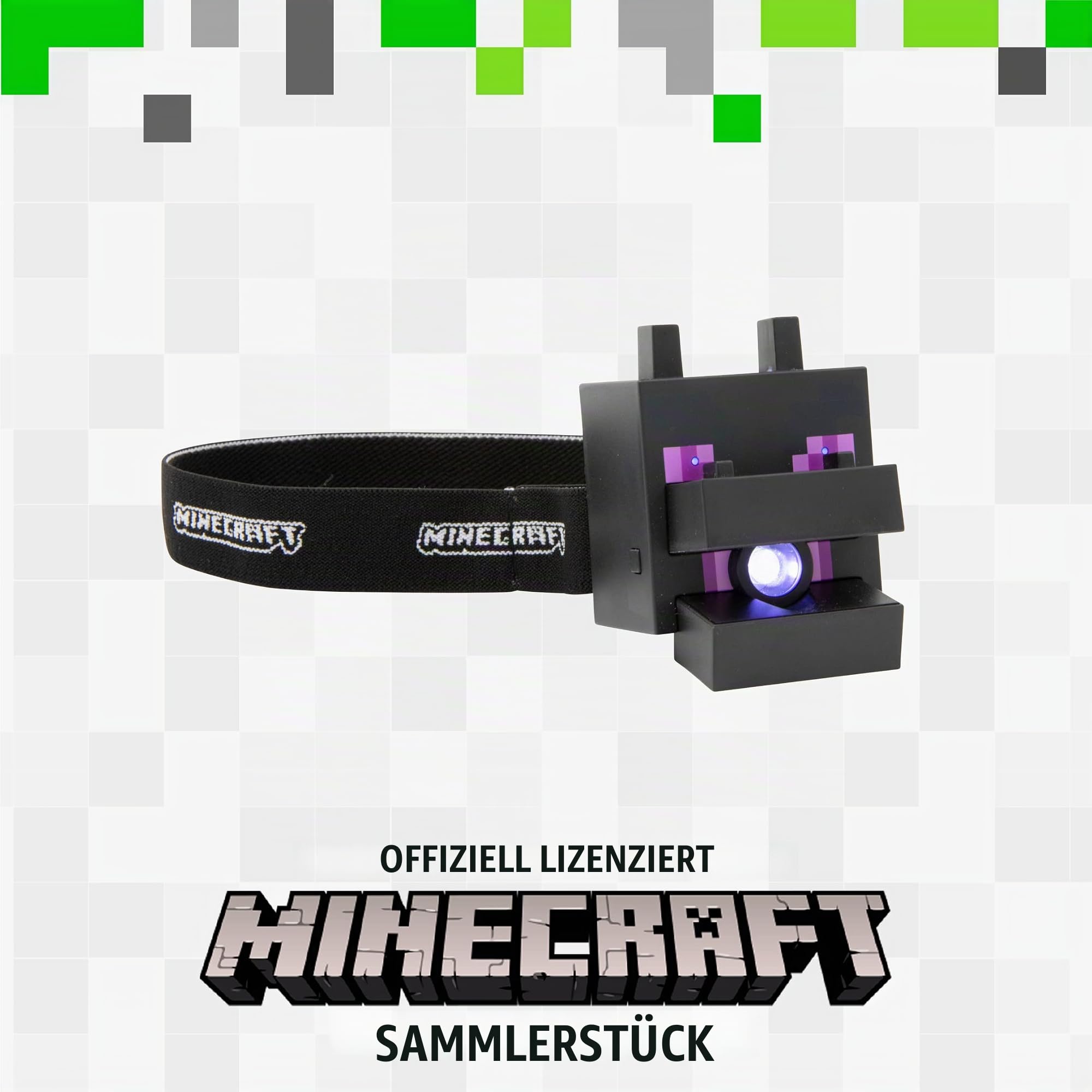 Paladone Minecraft Ender Dragon Kopflampe mit Sound