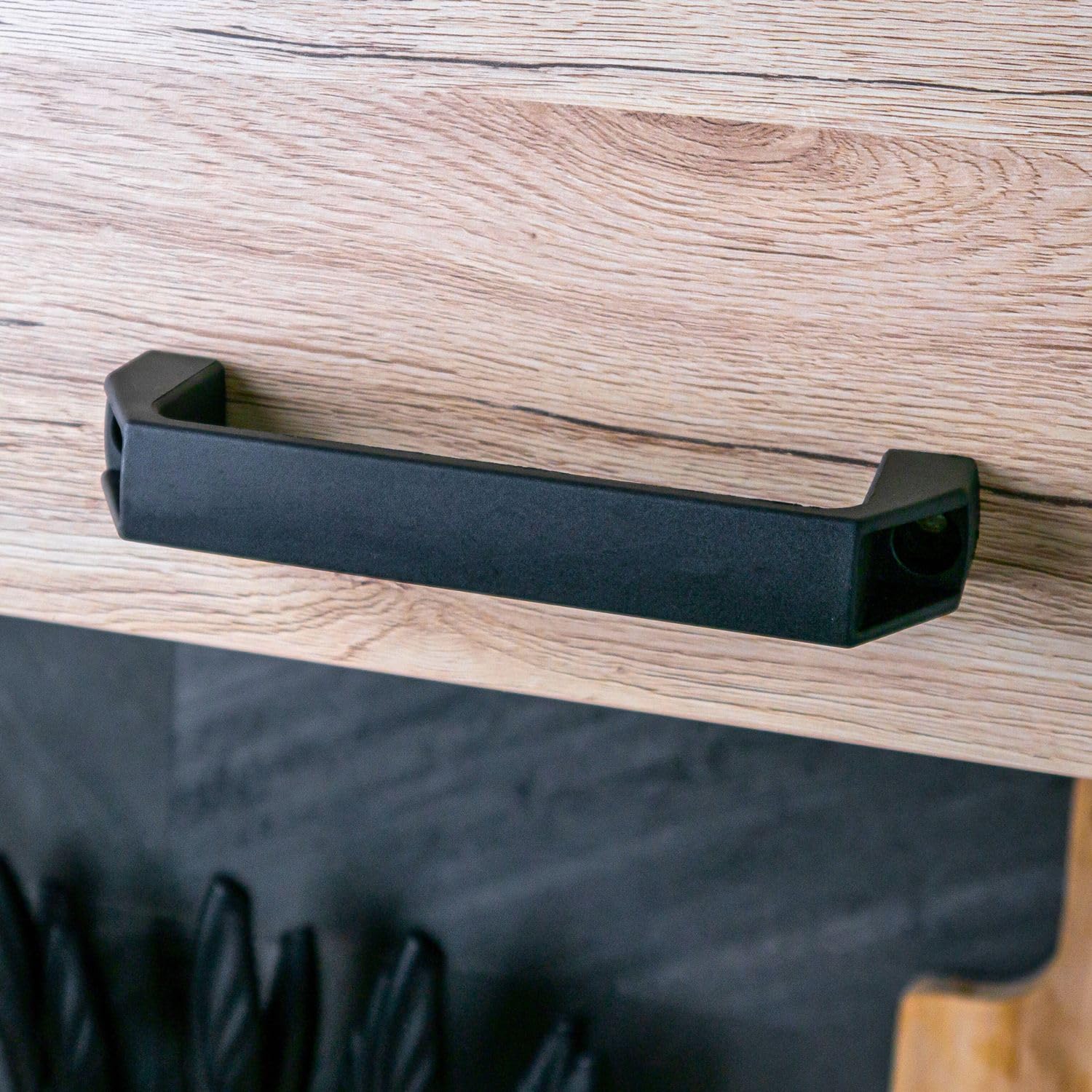 Intirilife Bügelgriff 120 mm Griff schwarz Ersatzgriff