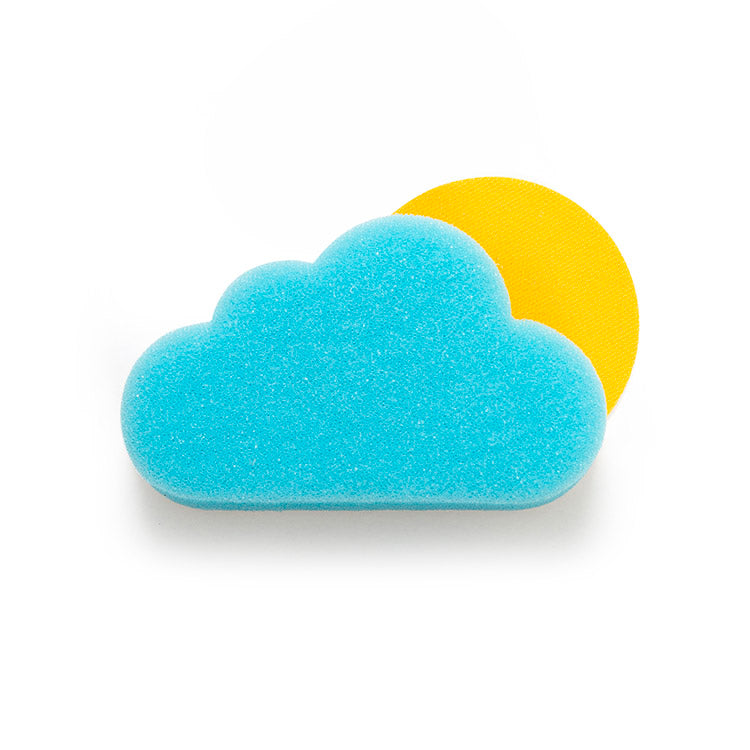Kikkerland Home Cloud Grab 'N Scrub Spülschwamm mit Halter
