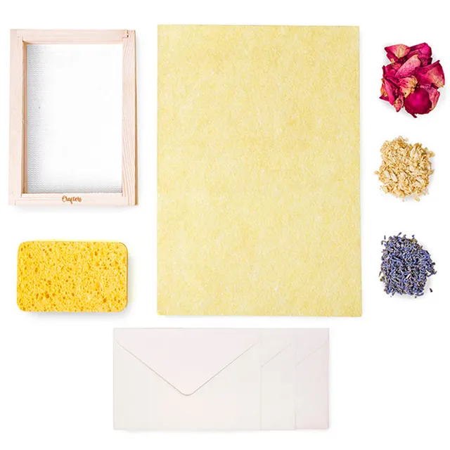 Kikkerland Crafters Flower Paper Kit Bastelset Papier