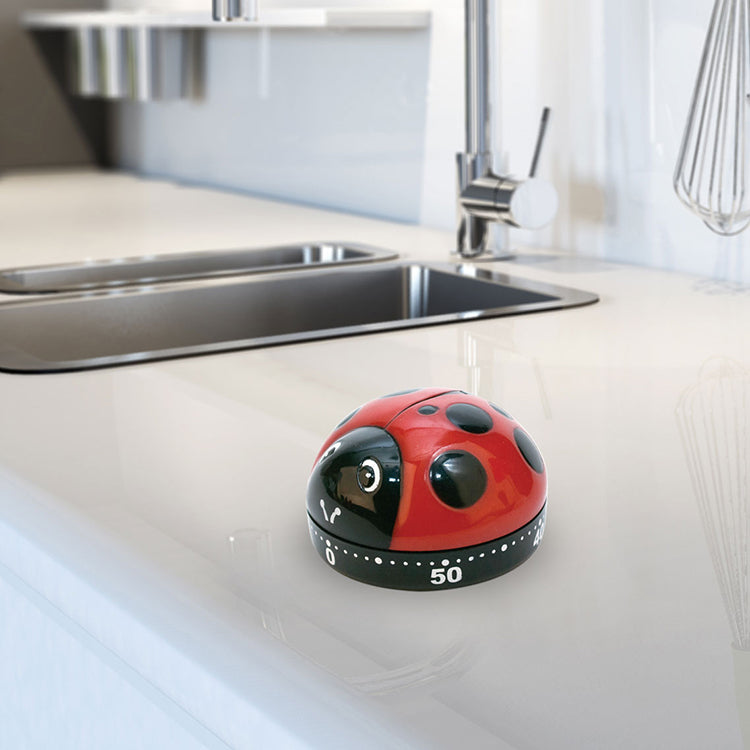 Kikkerland Kitchen Ladybug Küchentimer Marienkäfer 60 Min