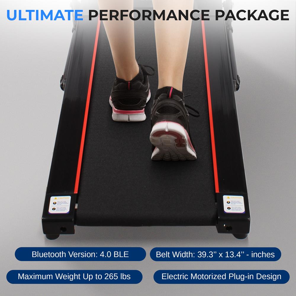 Serenelife Fitness Equipment Laufband klappbar Bluetooth 12 Programme