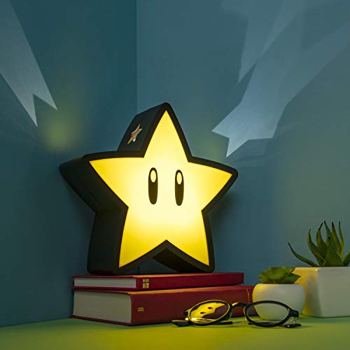 Paladone Mario Super Star Projektorlampe Batterie USB