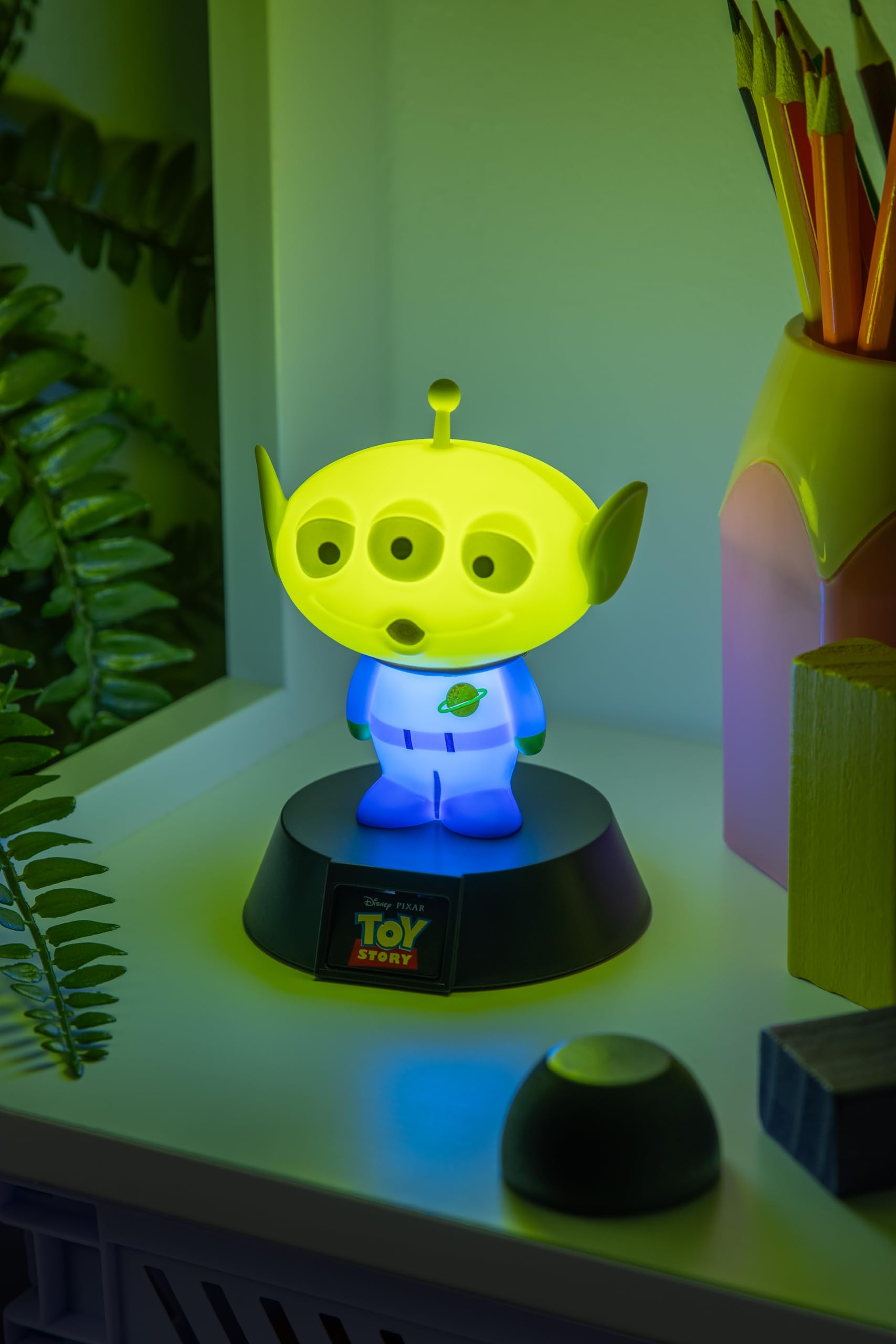 Paladone Toy Story Alien Icon Light Nachtlicht Batterie grün