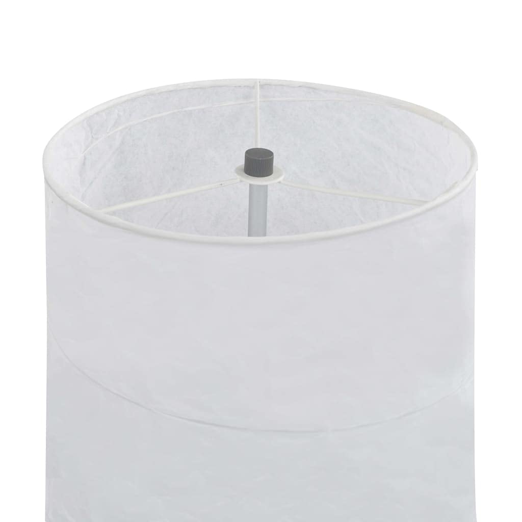 vidaXL Stehlampe Weiß 121 cm Reispapier Bodenlampe E27