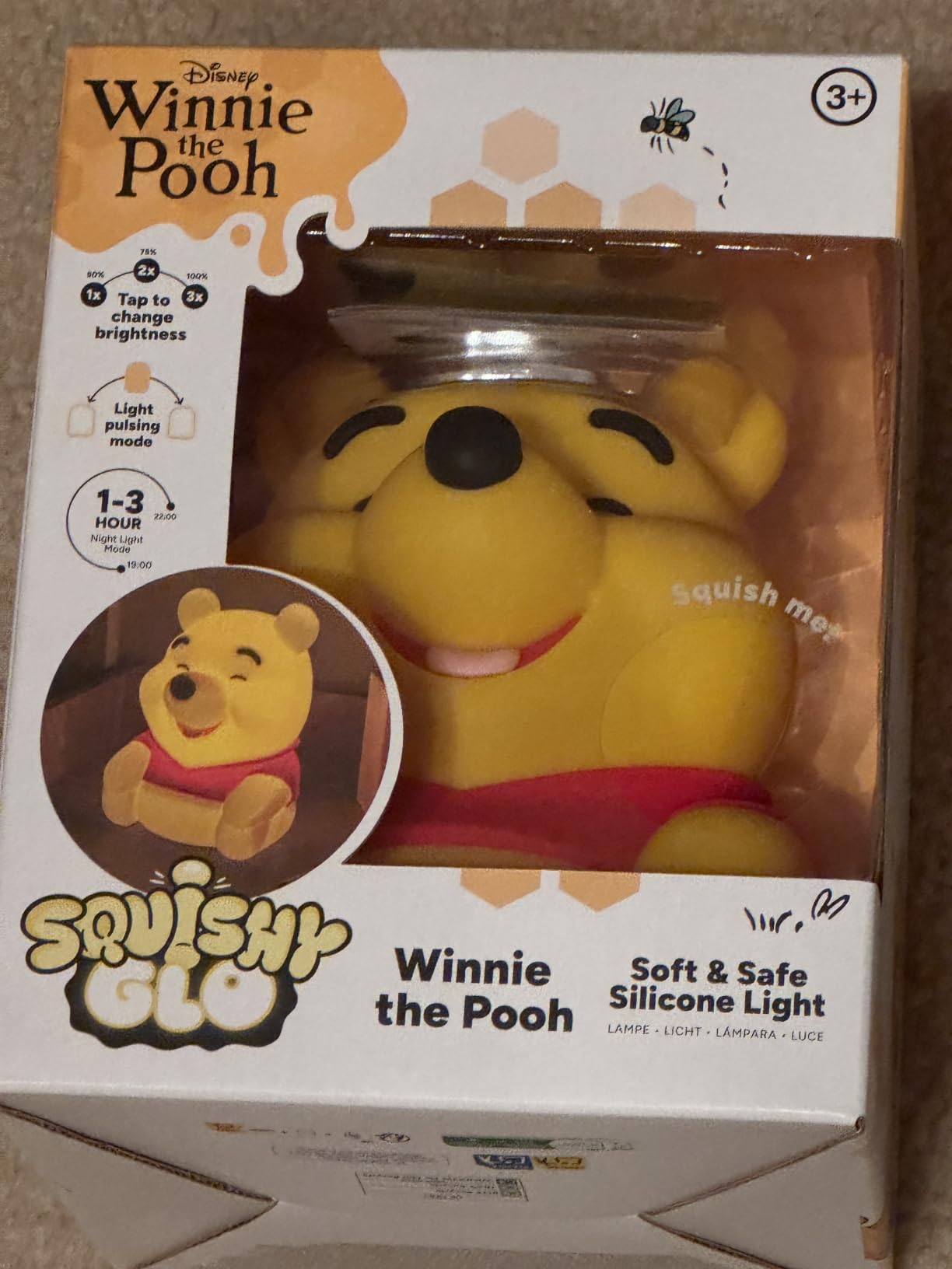 Paladone Winnie Pooh SquishyGlo Nachtlicht 15,5 cm