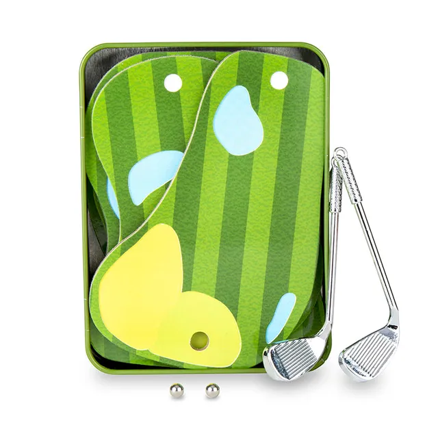 Kikkerland Home Golf in a Tin Golfspiel 9 Bahnen Metall
