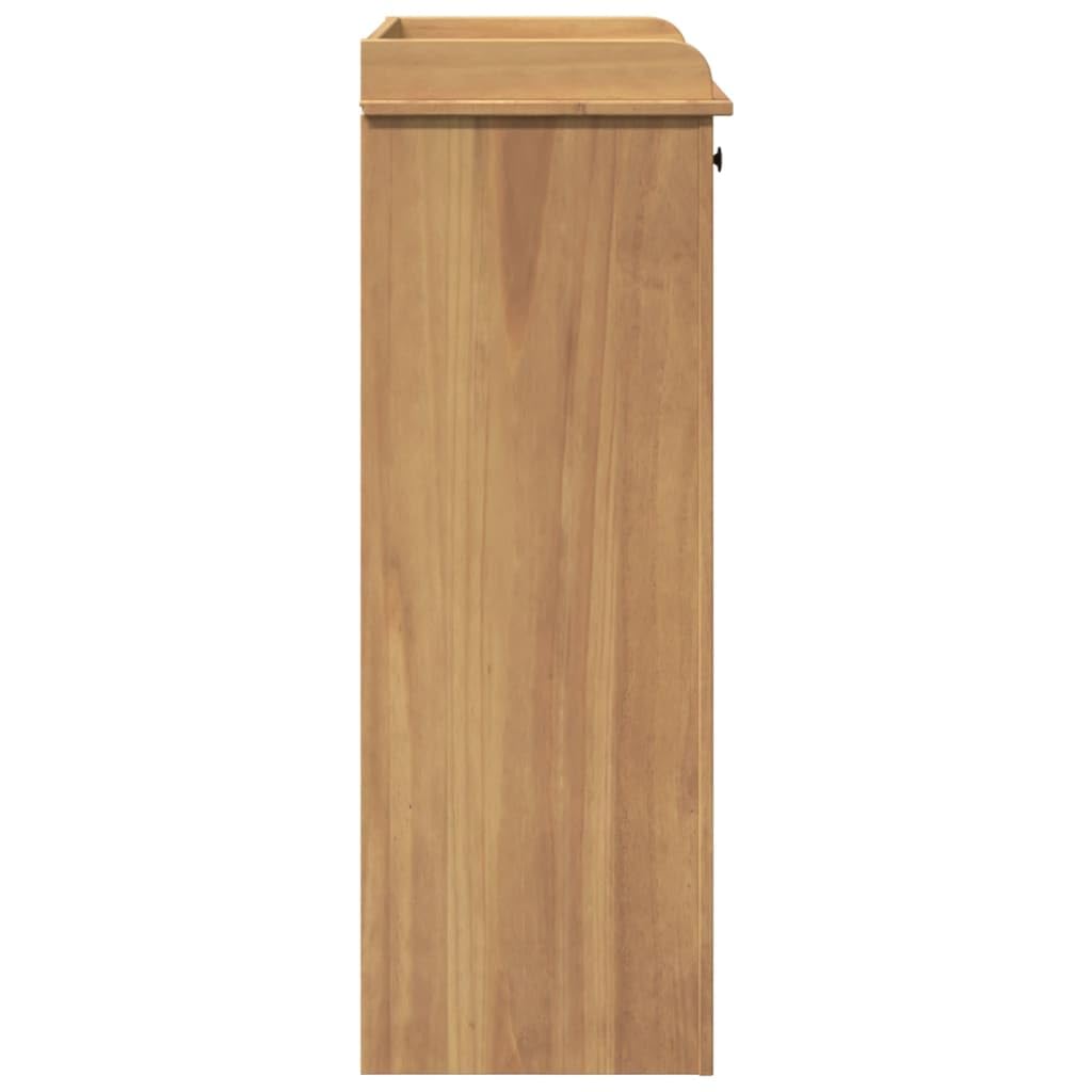 vidaXL Möbel Panama Weinschrank Kiefer 57x40x111,5 cm 9 Flaschen