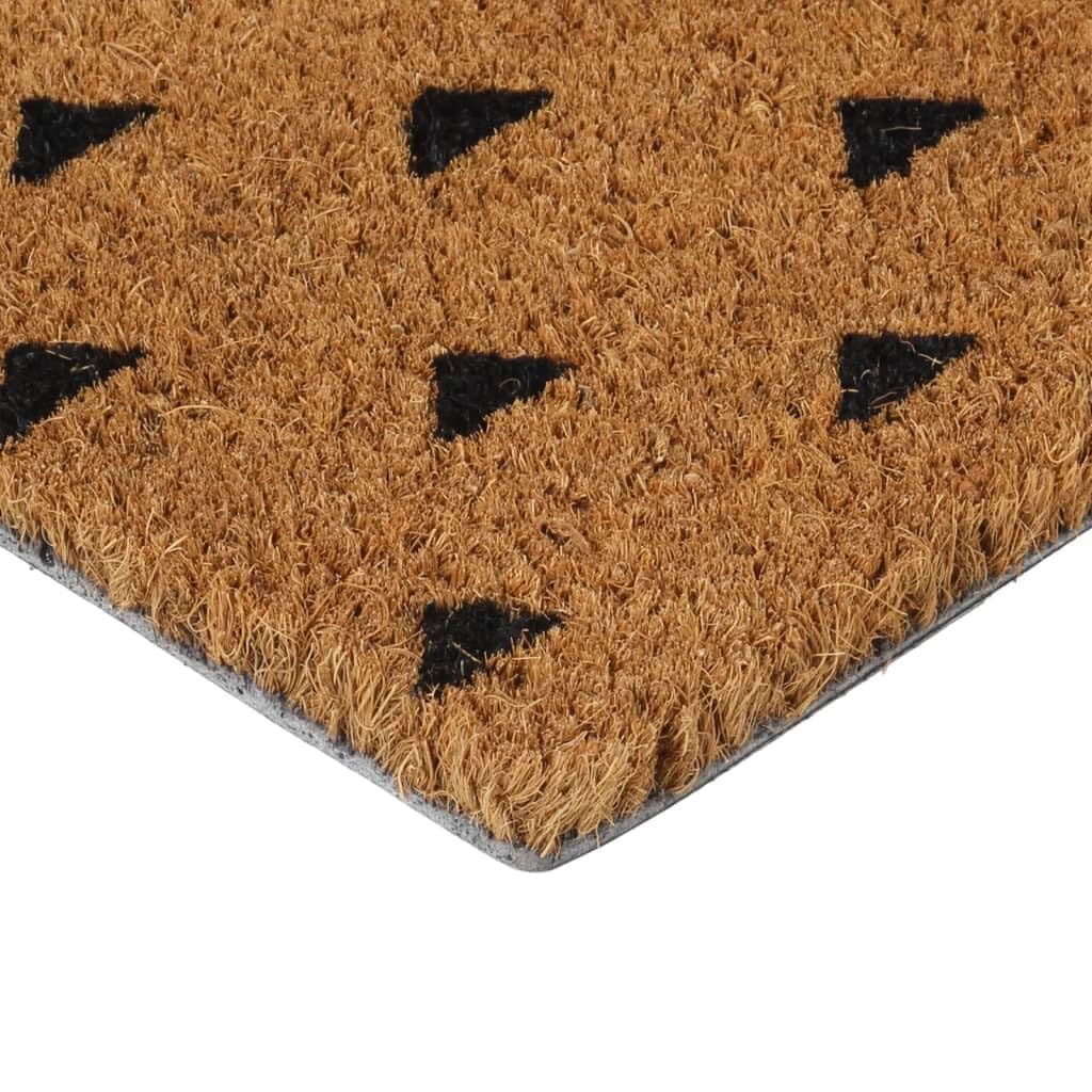 vidaXL Fußmatte Natur 40x60 cm Kokosfaser Türmatte
