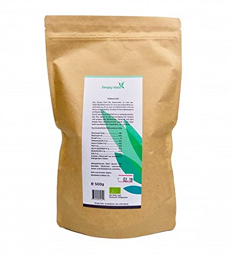 Simply Keto Backzutaten Kokosmehl entölt Bio 500g glutenfrei