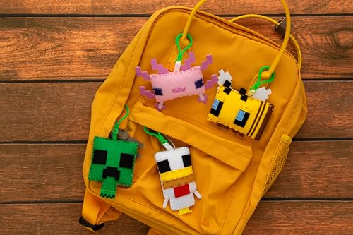Paladone Minecraft Deluxe Filz-Anhänger Bastelset 4er Creeper