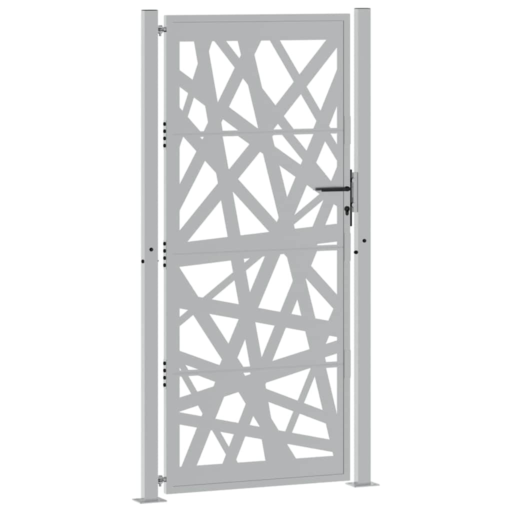 vidaXL Heim & Garten Gartentor 100x200 cm Cortenstahl