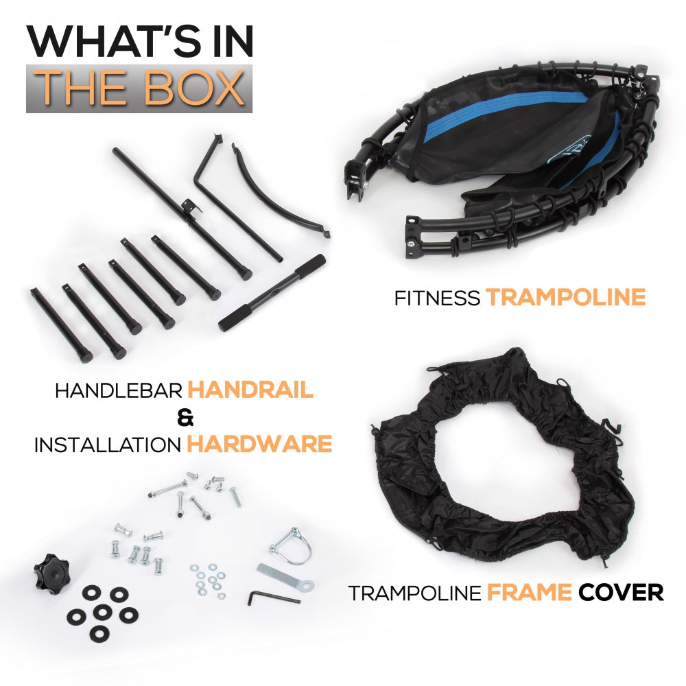 Serenelife Trampolin Mini Klappbar mit Haltestange 120kg