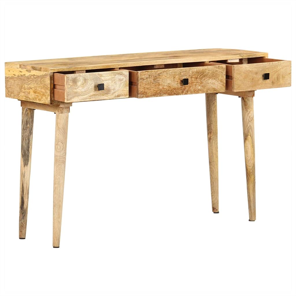 vidaXL Konsolentisch Mangoholz 115x35x76 cm mit Schubladen