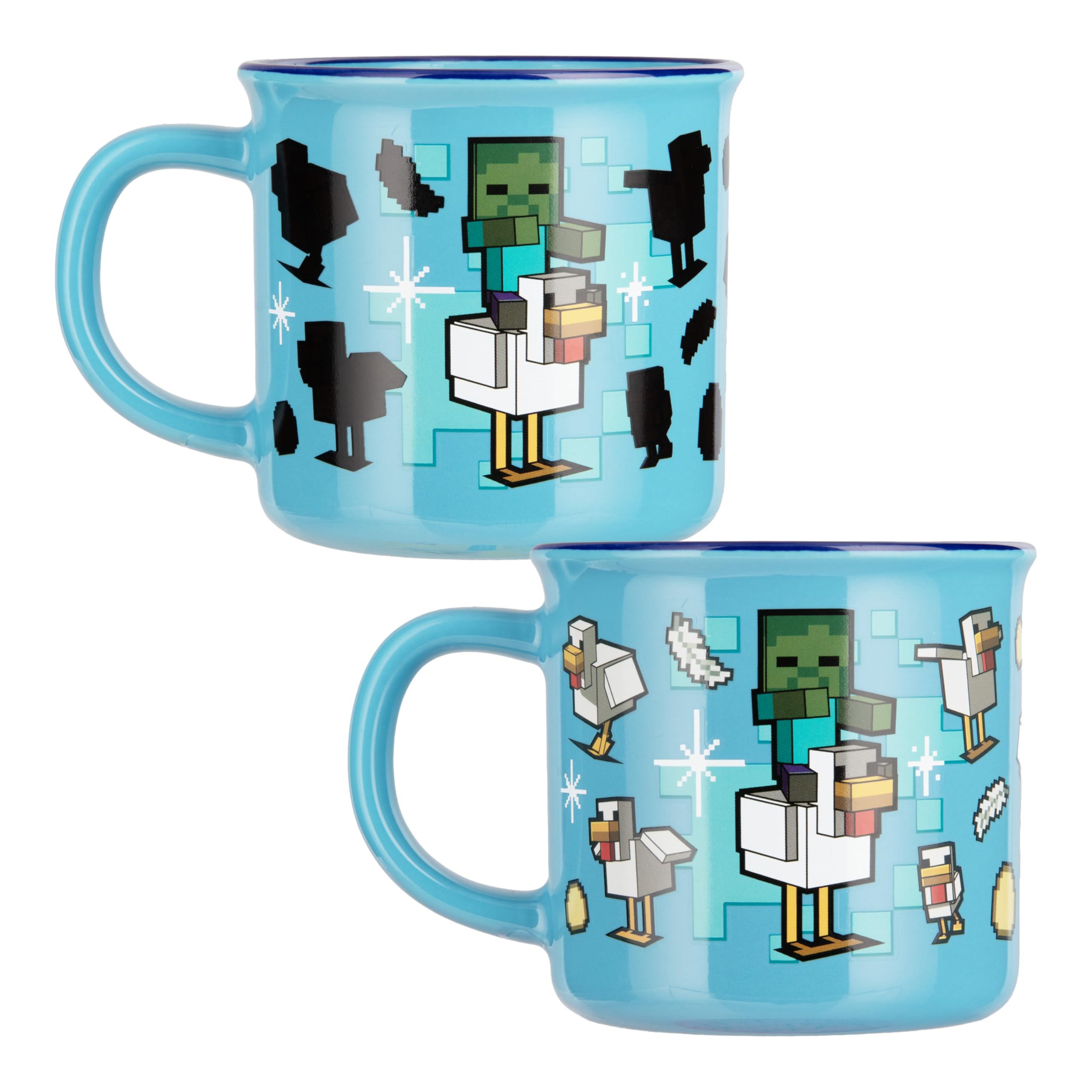 Paladone Minecraft Chicken Jockey Tasse 350 ml Wärmeeffekt
