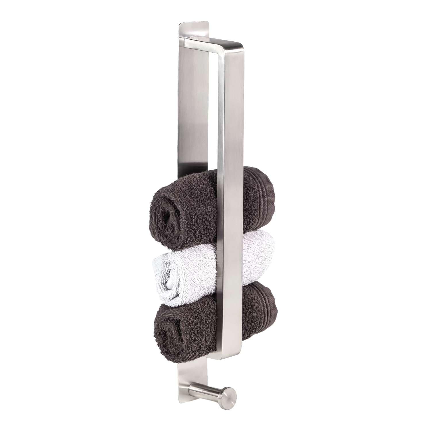Intirilife Handtuchhalter Ohne Bohren Silber 41,5 cm Edelstahl
