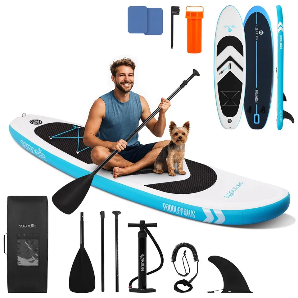 Serenelife SUP Knee Boards Stand Up Paddle 11" 200 kg Set