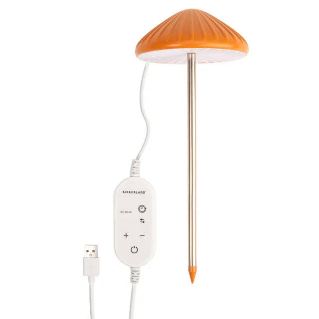 Kikkerland Home Mushroom Pflanzenlampe LED Pilz USB Timer