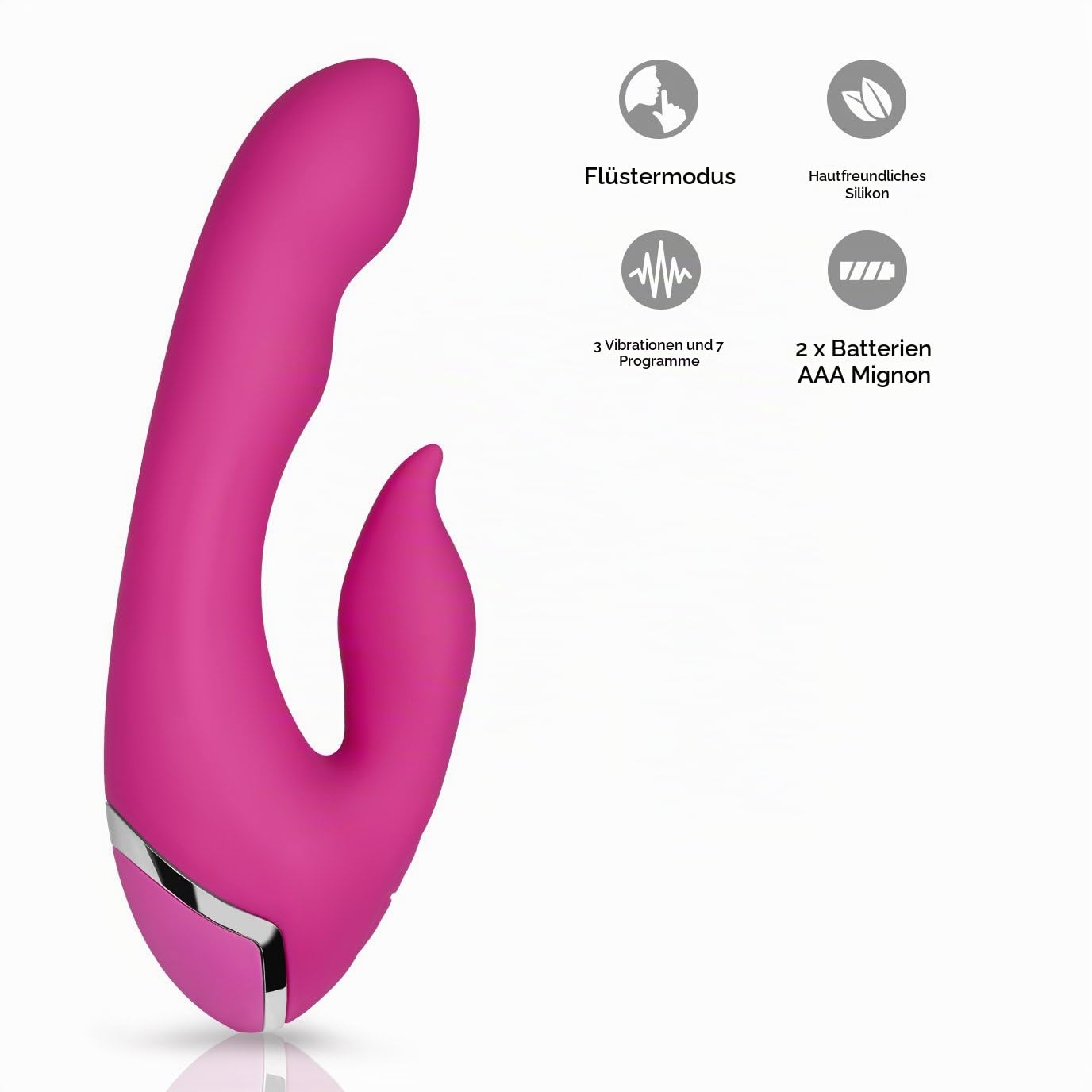 EIS Wild Rabbit Silikon-Vibrator violett 10 Programme