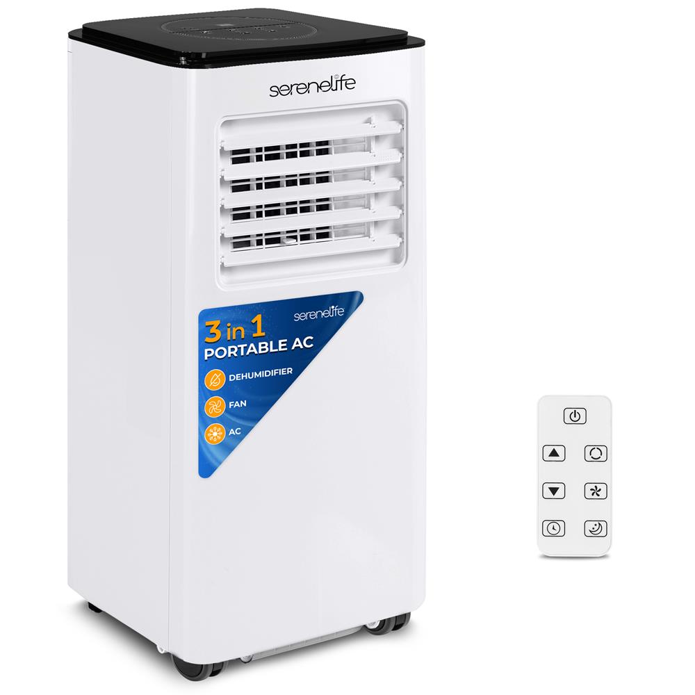 Serenelife Portable AC Klimaanlage 8000 BTU weiß mobil