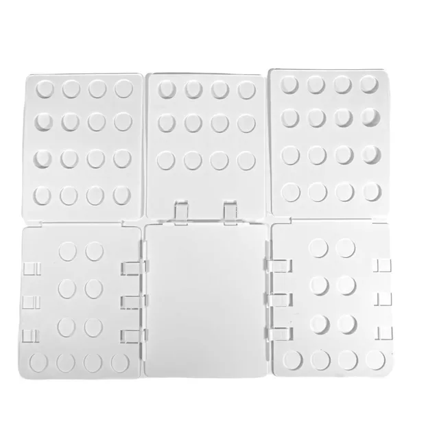 Intirilife Faltbrett Kleiderfalthilfe Weiß 67,5x58cm