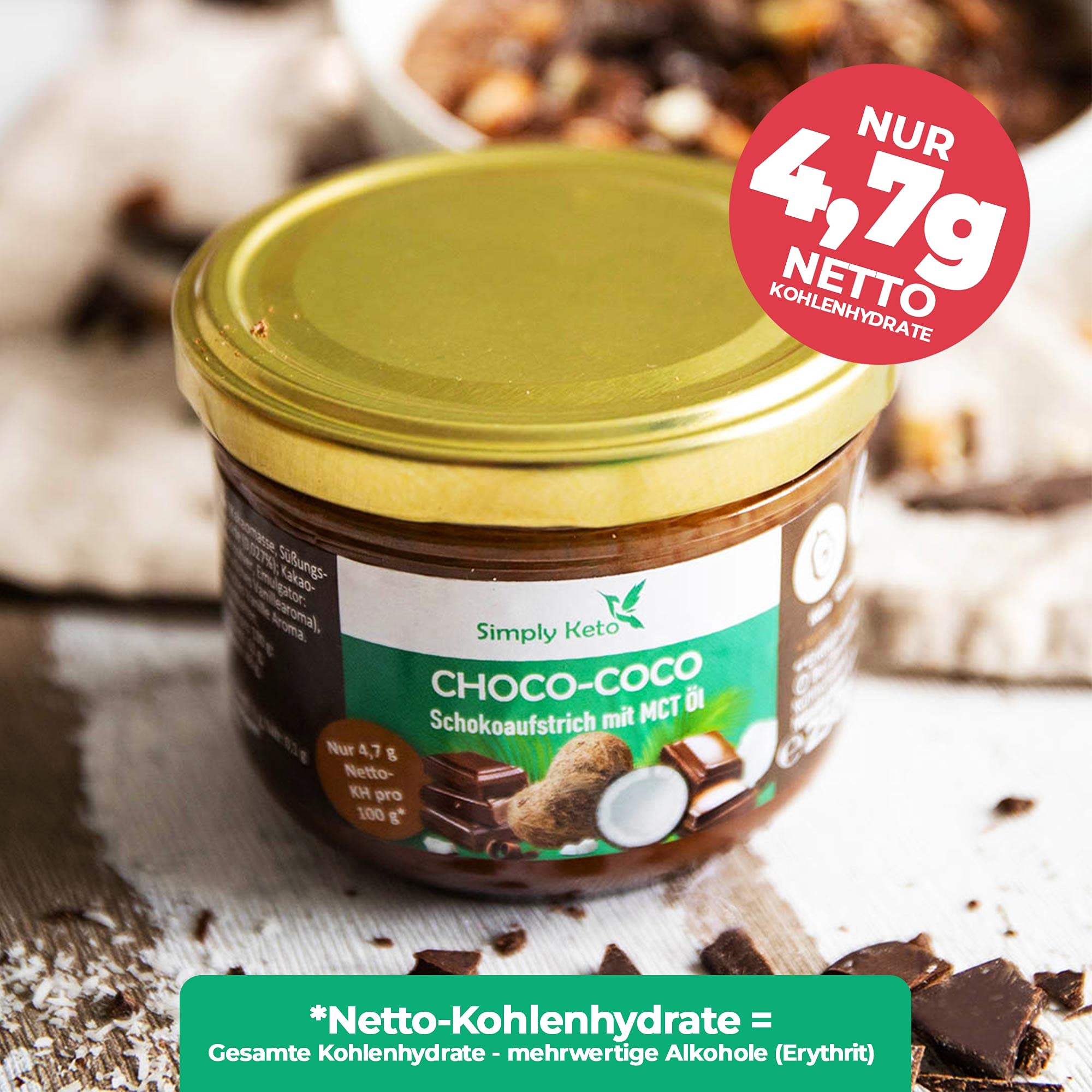 Simply Keto Choco-Coco Creme 230ml zuckerfrei
