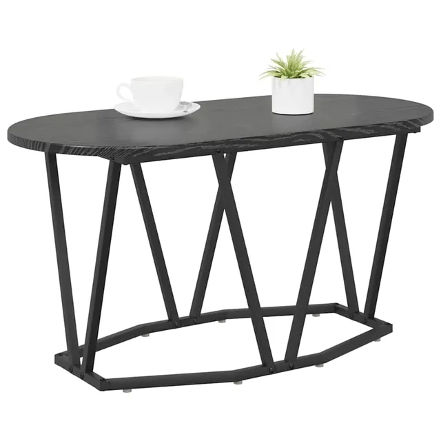 vidaXL Möbel Couchtisch 80x40x40,5 cm Schwarze Eiche Holzwerkstoff