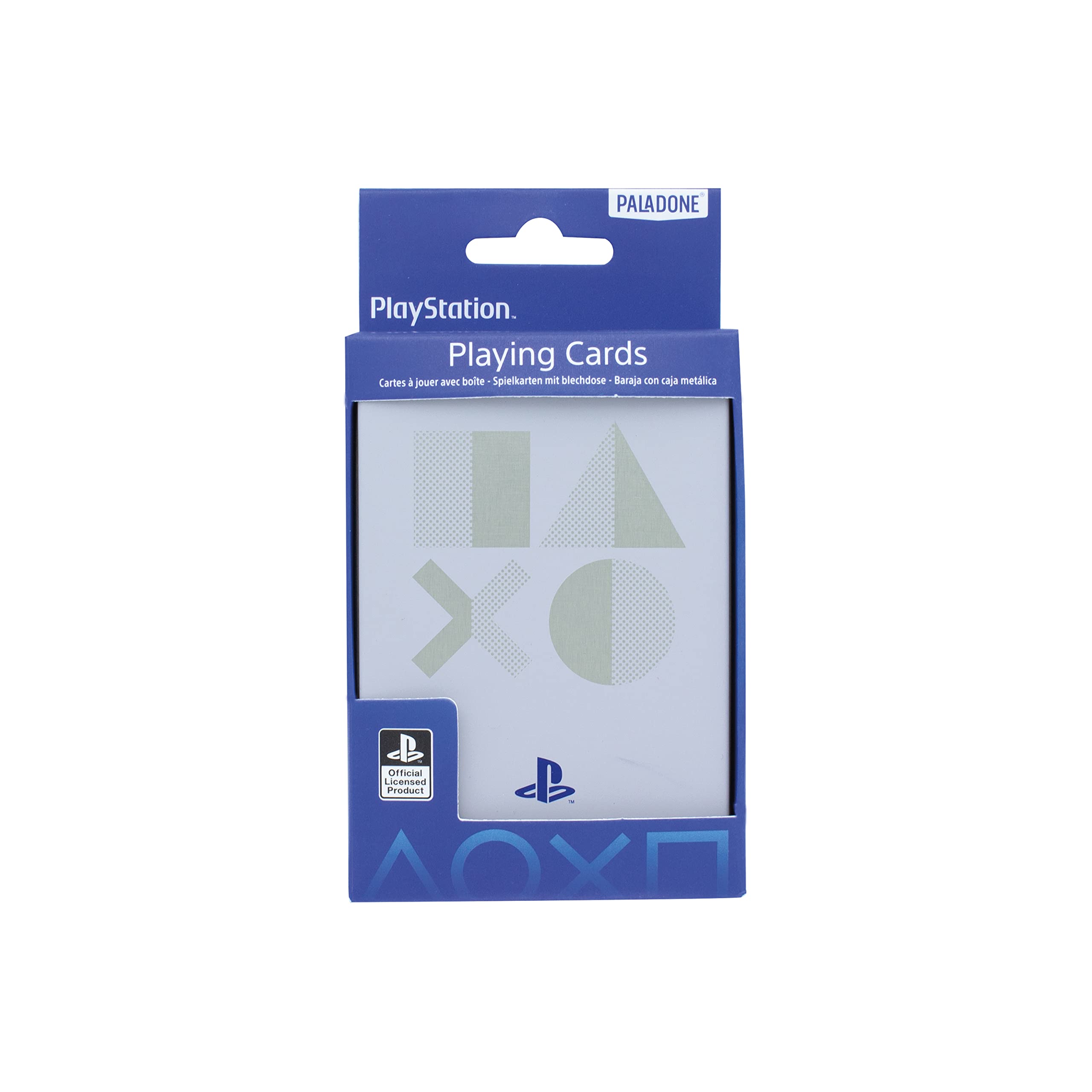 Paladone Playstation Spielkarten PS5 6x9 cm in Dose Geschenk