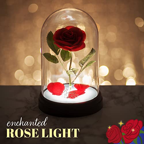 Paladone Disney Rose Lampe Touch USB Batterie Biest