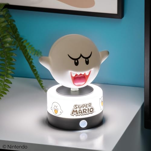Paladone Super Mario Boo Nachtlicht mit Bewegungsmelder USB